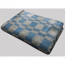 Одеяло шерстяное эконом ГОСТ Ярослав 140х205 синее плотность 550г/м2